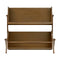 Tally Storage and Bookshelf  option Natural Walnut