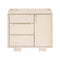 Yuzu 3-Drawer Changer Dresser with Removable Changing Tray  option Washed Natural