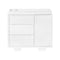 Yuzu 3-Drawer Changer Dresser with Removable Changing Tray  option White