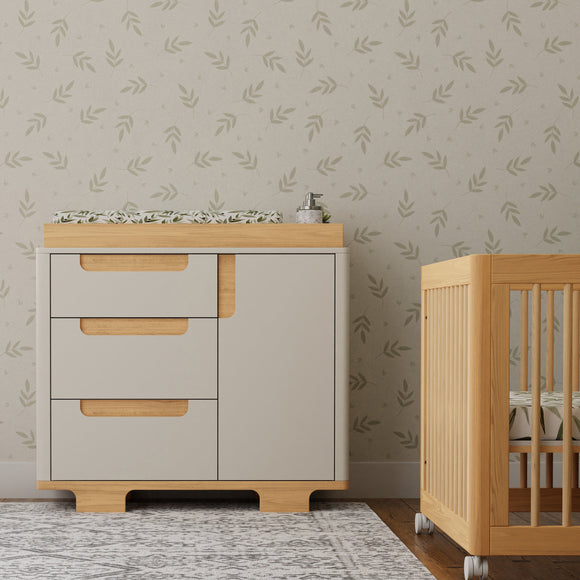 Yuzu 3-Drawer Changer Dresser with Removable Changing Tray