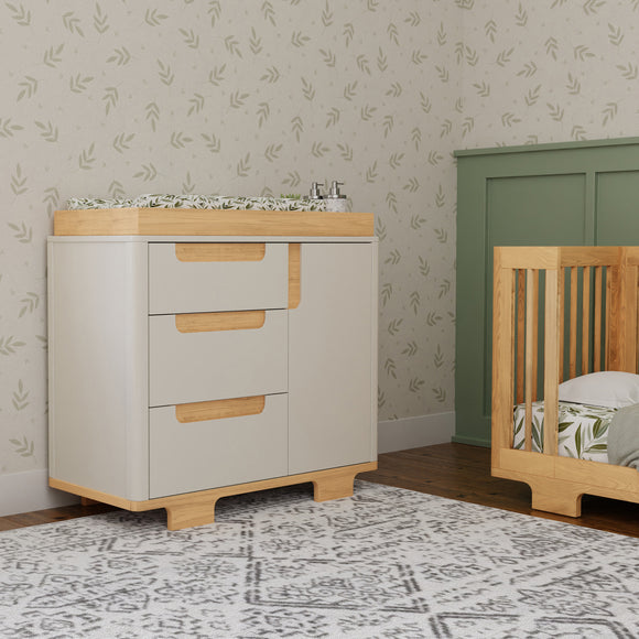 Yuzu 3-Drawer Changer Dresser with Removable Changing Tray