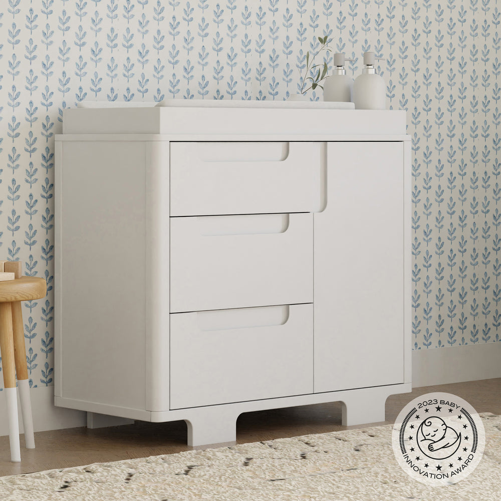 Yuzu 3-Drawer Changer Dresser with Removable Changing Tray