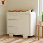 Yuzu 3-Drawer Changer Dresser with Removable Changing Tray