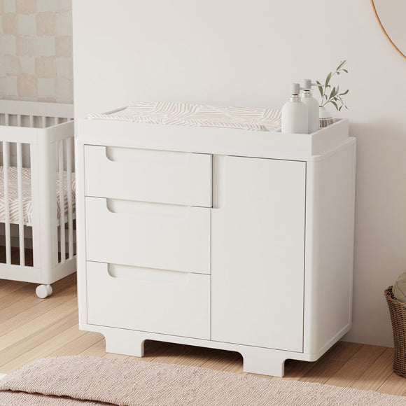 Babyletto Yuzu 3-Drawer Changer Dresser Washed Natural Babyletto Yuzu 3-Drawer Changer Dresser Washed Natural