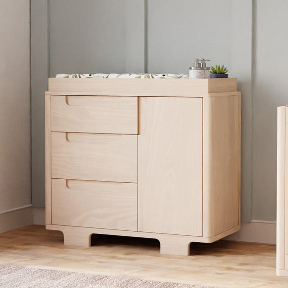 Yuzu 3-Drawer Changer Dresser with Removable Changing Tray