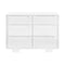 Yuzu 6-Drawer Dresser  option White