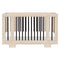 Yuzu 8-in-1 Convertible Crib with All-Stages Conversion Kits  option Washed Natural / Black