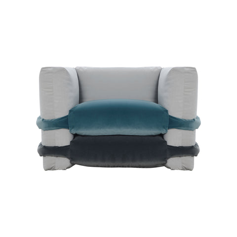 Pillow Velvet Lounge Chair
