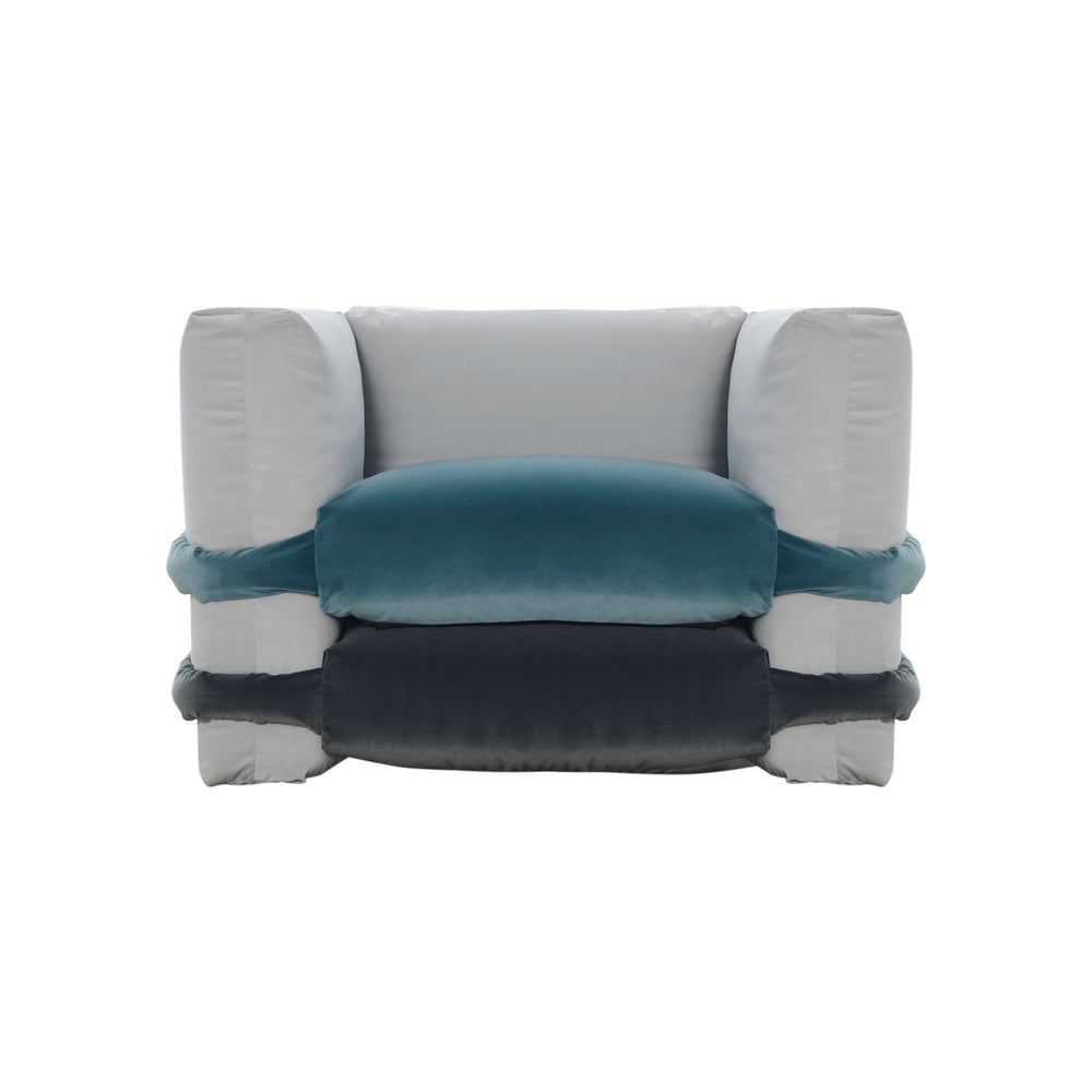 Pillow Velvet Lounge Chair