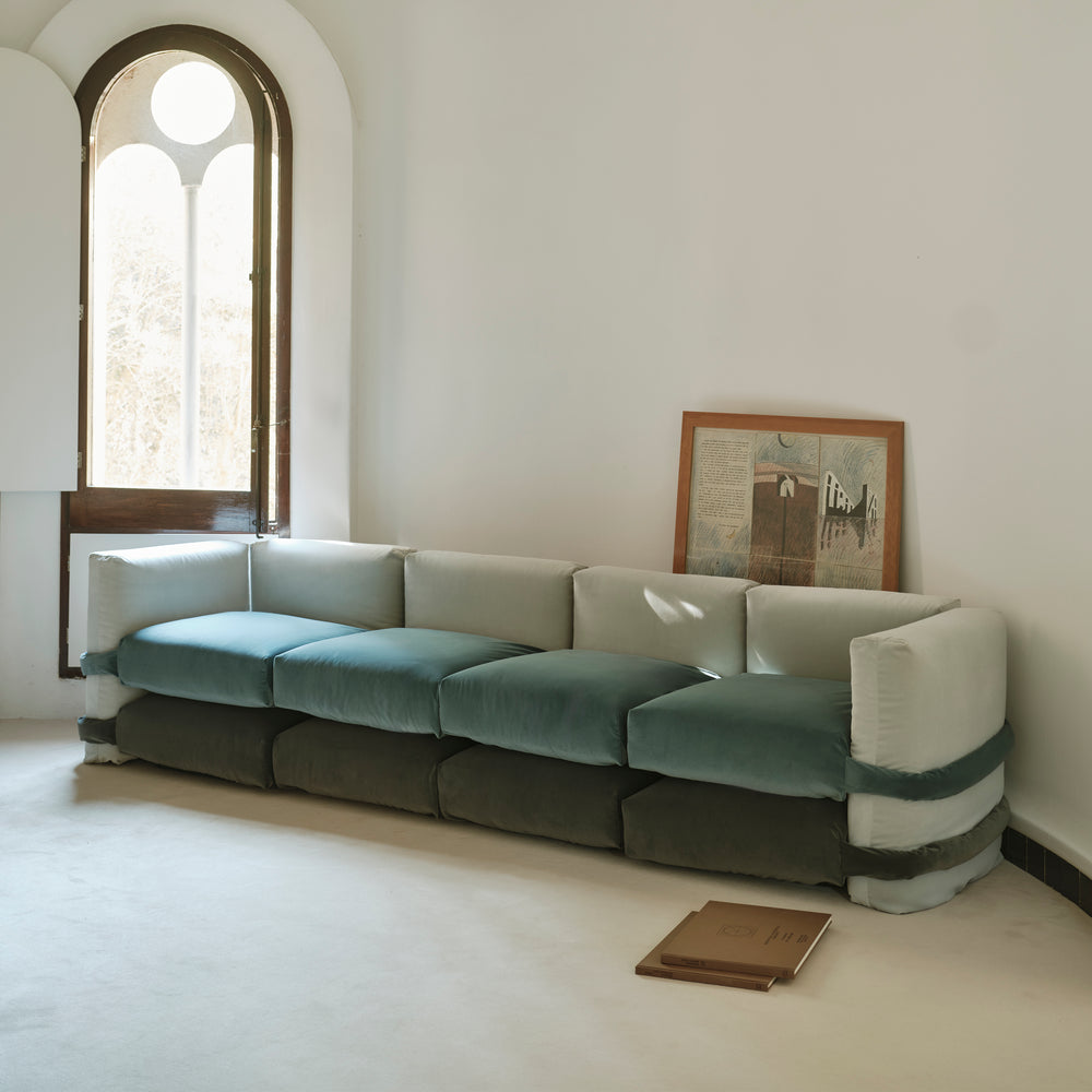 Pillow Velvet Sofa