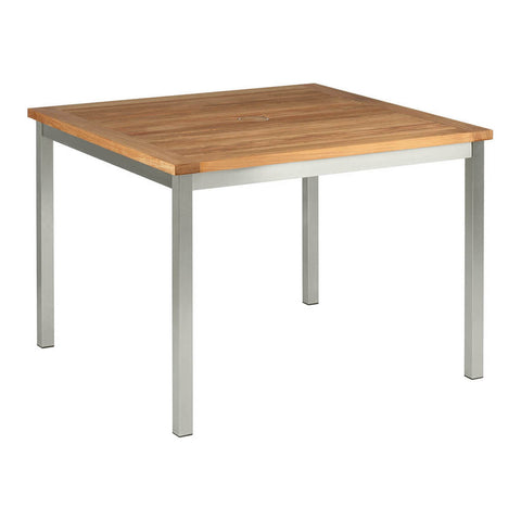 Equinox Dining Table with Teak Top