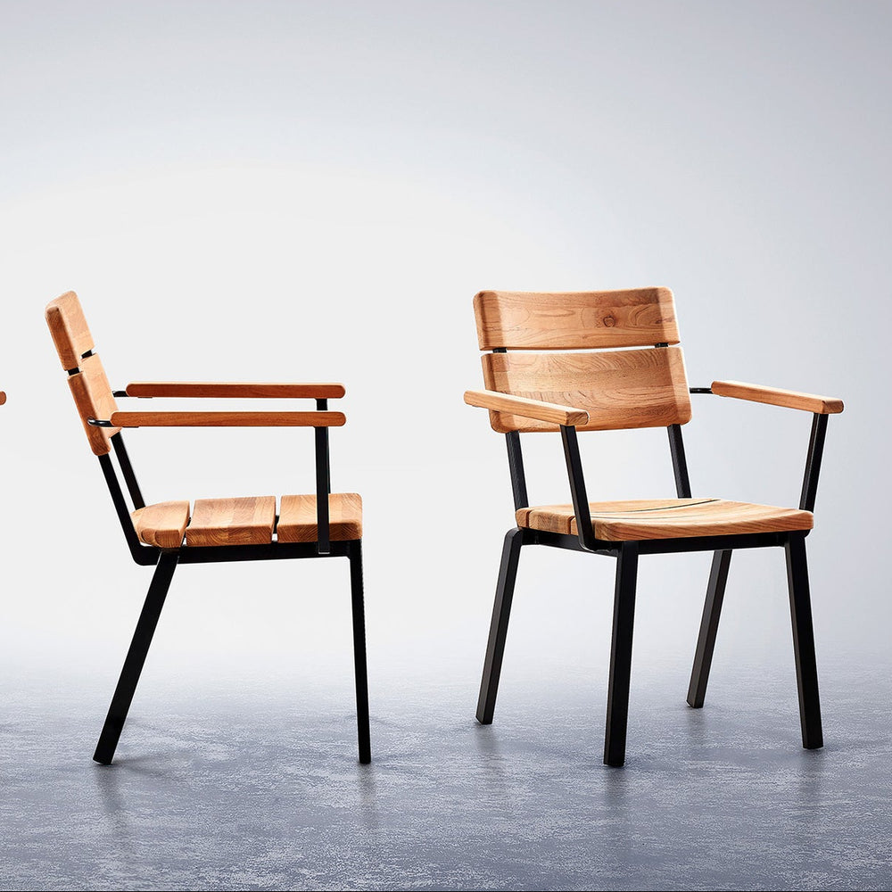 Titan Stacking Rustic Outdoor Armchair