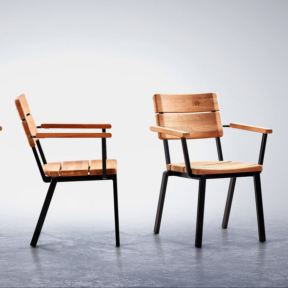 Titan Stacking Rustic Outdoor Armchair