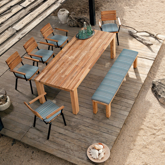 Titan Teak Rustic Outdoor Table