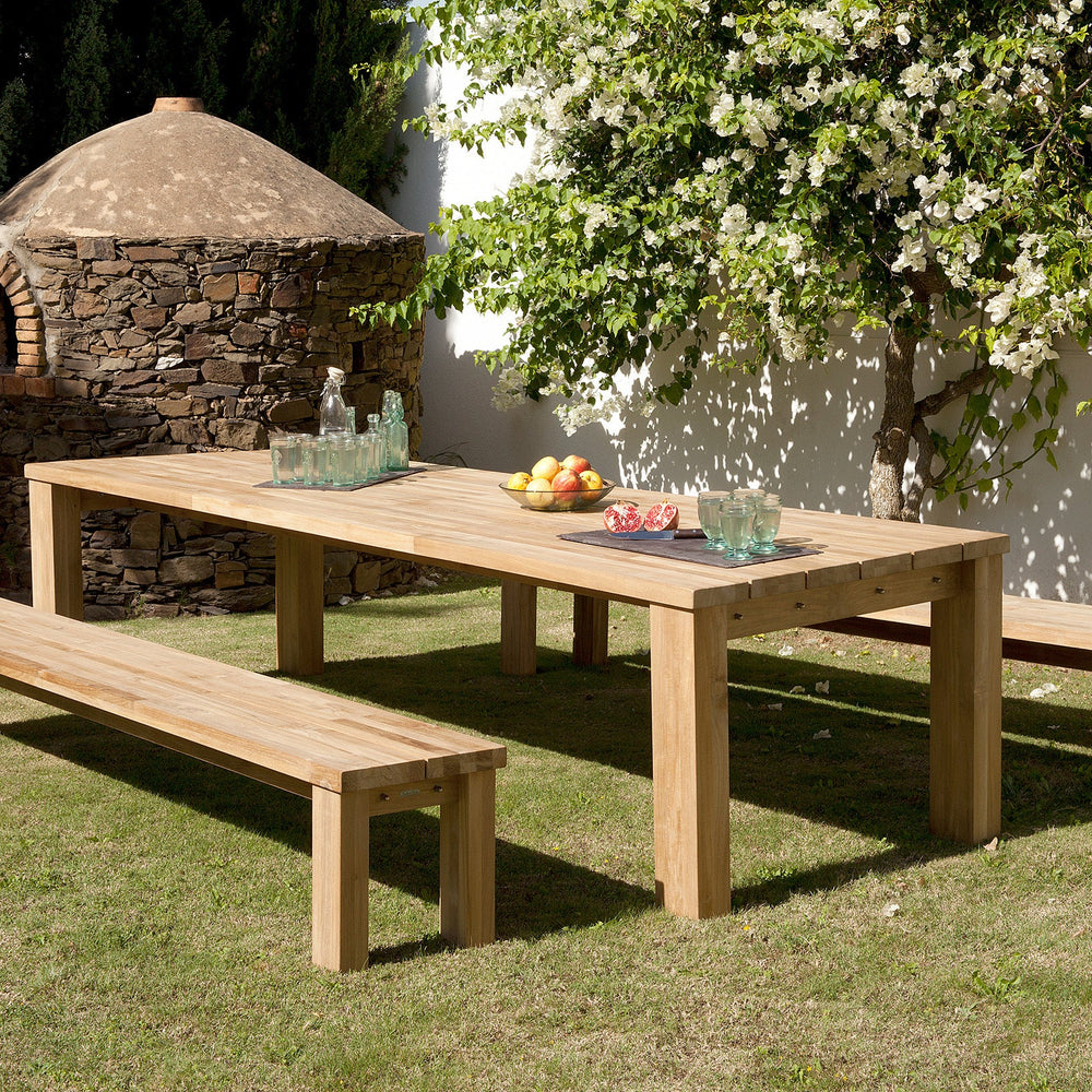 Titan Teak Rustic Outdoor Table