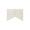 Bridges Triangle Cabinet  option Oyster White