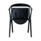 Chair B Folding Chair (Set of 2)  option Black Lacquered Ash