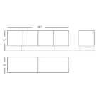 Dreams 4-Door Cabinet
