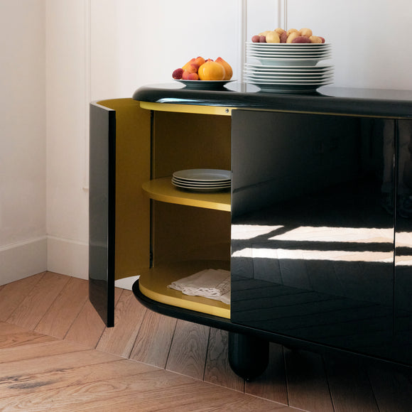 BD Barcelona Explorer Low Media Cabinet - 4 Doors with 2 Drawers