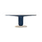 Explorer Oval Dining Table  option Multicolor Blue