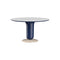Explorer Round Dining Table  option Multicolor Blue