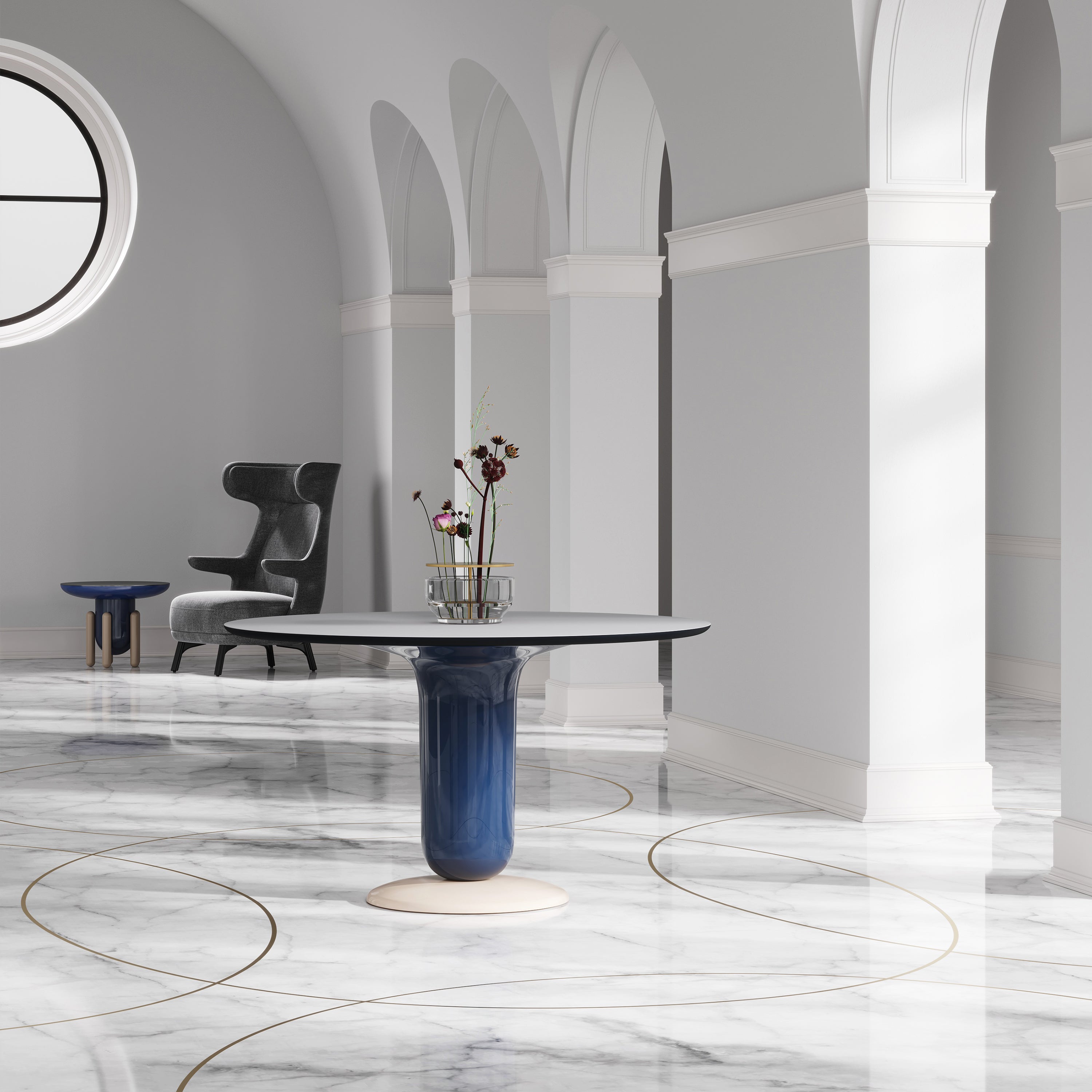 BD Barcelona Explorer Round Dining Table - 2Modern