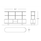 Explorer Shelving System - 4 Doors with 2 Drawers