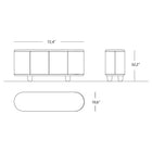 Explorer Sideboard - 4 Doors