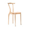 Gaulinetta Dining Chair  option Varnish Natural Ash / Natural Hide