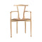 Gaulino Dining Armchair  option Varnish Natural Ash / Natural Hide