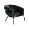 Grasso Armchair  option Black / S40 - Sauvage Leather Black