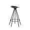 Jamaica Swivel Counter and Bar Stool  option All Black