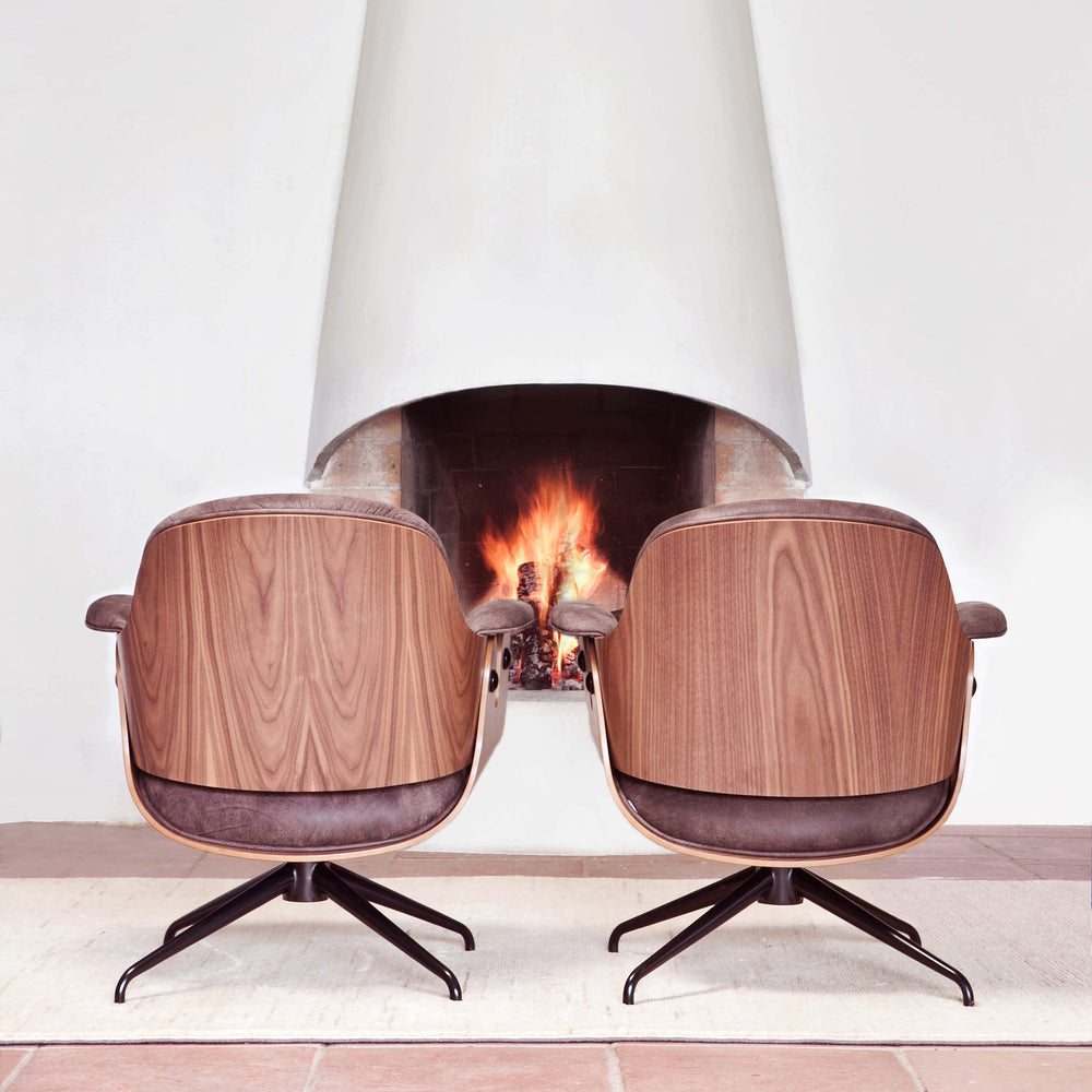 Low Lounger Swivel Armchair