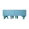 Multileg 2M Ash Cabinet  option Hazy Blue