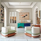 Pillow Leather Lounge Chair