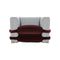 Pillow Velvet Lounge Chair  option TE25 - Burgundy / TE11 - Fang