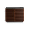 Corridor 2-Door Storage Cabinet  option 8108 CWL - Chocolate Stained Walnut