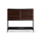 Corridor SV Bar Cabinet  option 5621 CWL - Chocolate Stained Walnut