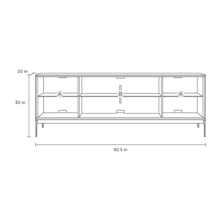 Elements Cabinet with Console Base