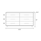 Kava 6-Drawer Dresser