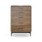 Linq 5 Drawer Dresser  option WL - Natural Walnut