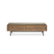 Linq Bench  option Pecan Fabric