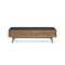 Linq Bench  option Pepper Leather
