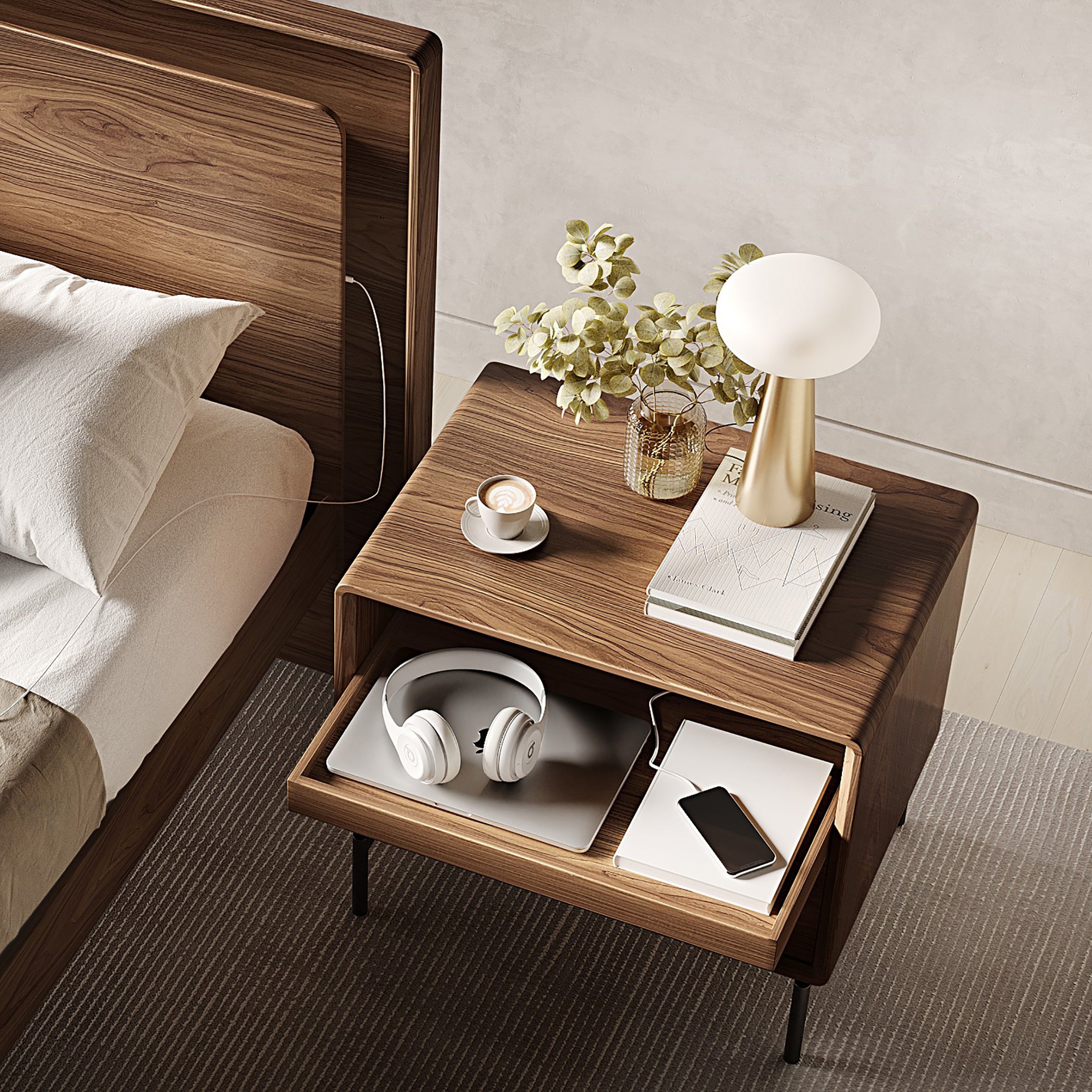 BDI LINQ Side Table/Nightstand - 2Modern