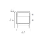 Linq Side Table/Nightstand