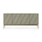 Mesa 4-Door Credenza  option 7639 MO-BR - Moss / Brushed Brass