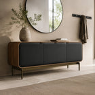 Plume 3-Door Media Cabinet