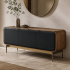 Plume 3-Door Media Cabinet
