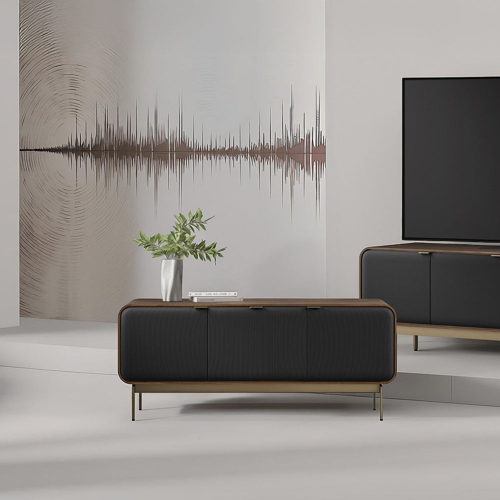 Plume 3-Door Media Cabinet