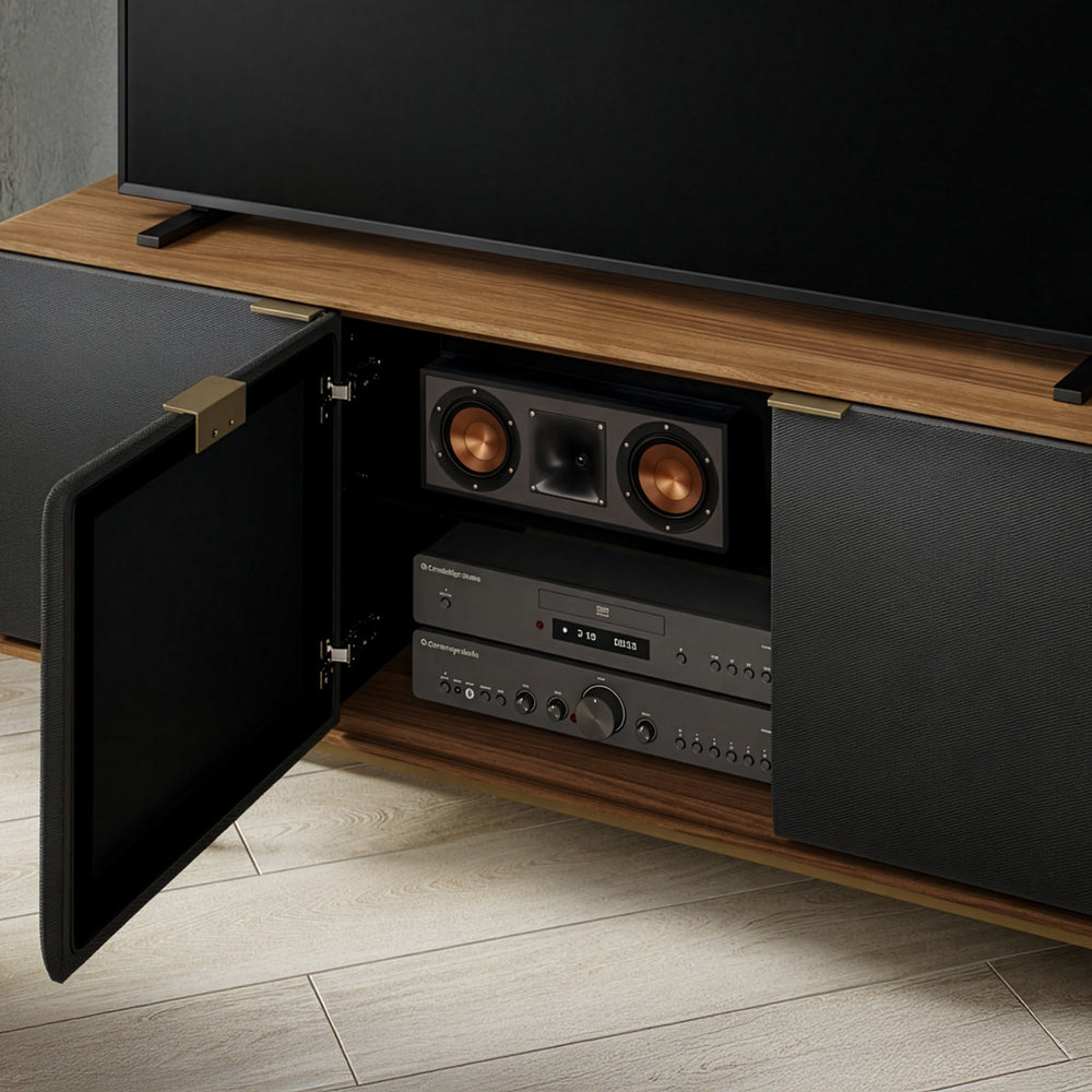 Plume 3-Door Media Cabinet